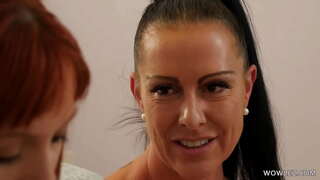 Mature, লেসবিয়ান, বন্ধু, হচ্ছে, লিঙ্গ জন্য ঐ প্রথম সময়