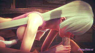 Nanatsu no Taizai Hentai - Elizabeth imeda ja tungis